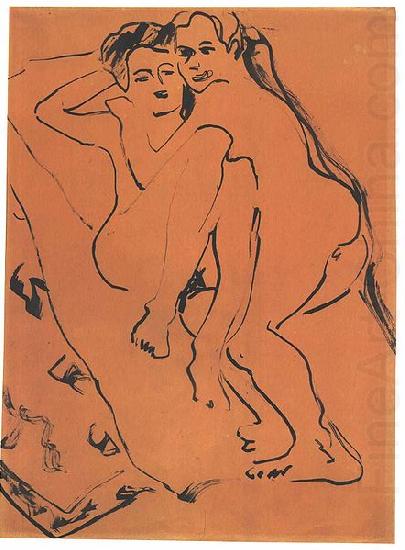 Lovers, Ernst Ludwig Kirchner